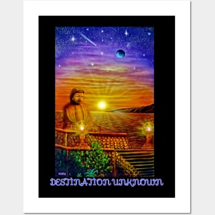 Destination unknown Buddha Posters and Art